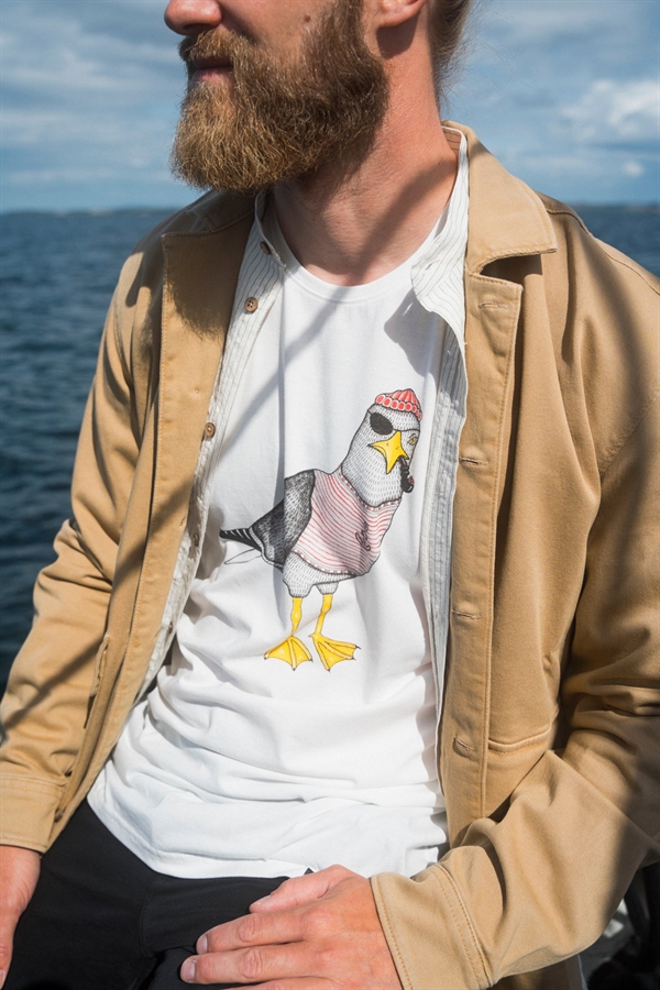 Lakor Seaborn Seagull T-shirt - Star White